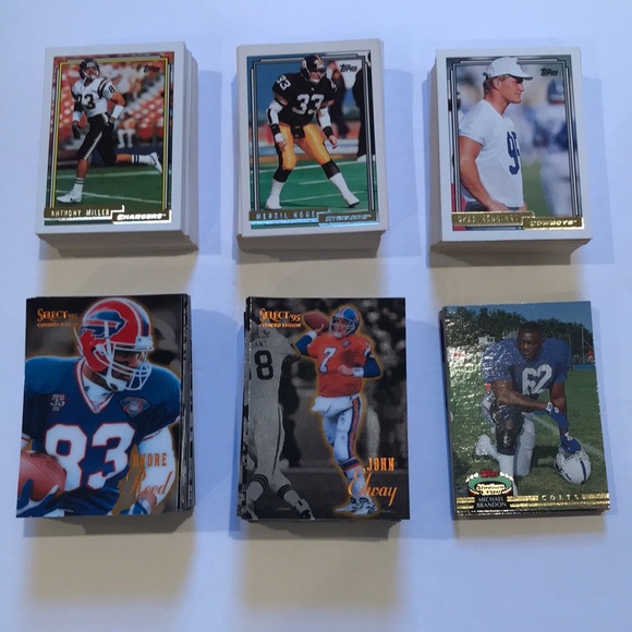 Football Cards - 92 Topps Gold, 95 Select Certified - Picture 2 of 4